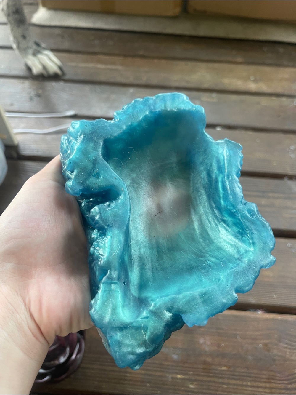 Turquoise Resin Wave